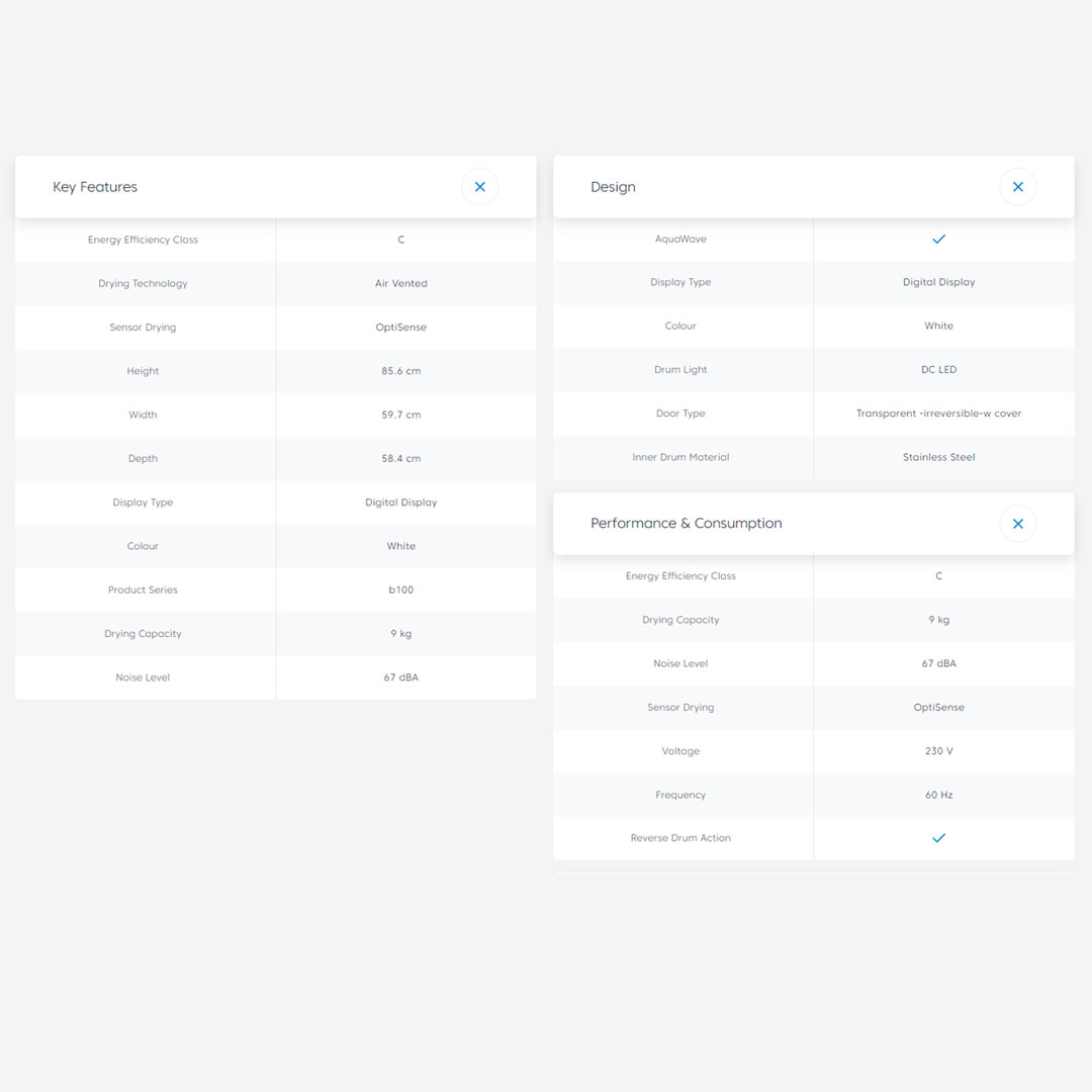 Beko 9KG Air Vented Tumble Dryer DA9112RX0W | AquaWave | OptiSense Sensor Drying | Child Lock | Reverse Drum Action | Dryer with 2 Year Warranty