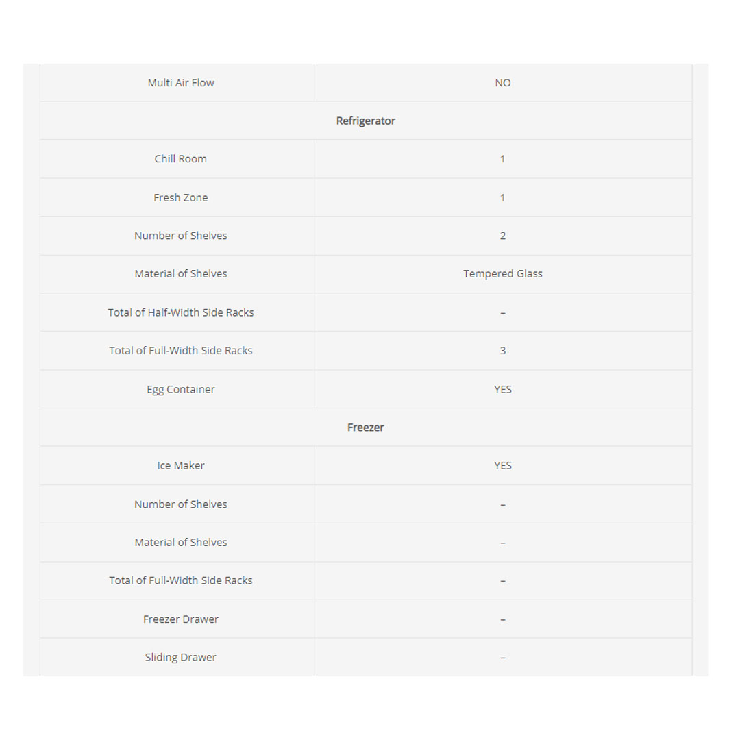 ELBA 185L 1 Door Refrigerator ER-C1815(SV) | Adjustable Shelves | Recessed Handle | Semi Auto Defrost Function | Refrigerator with 1 Year General Warranty & 5 Years Compressor Warranty