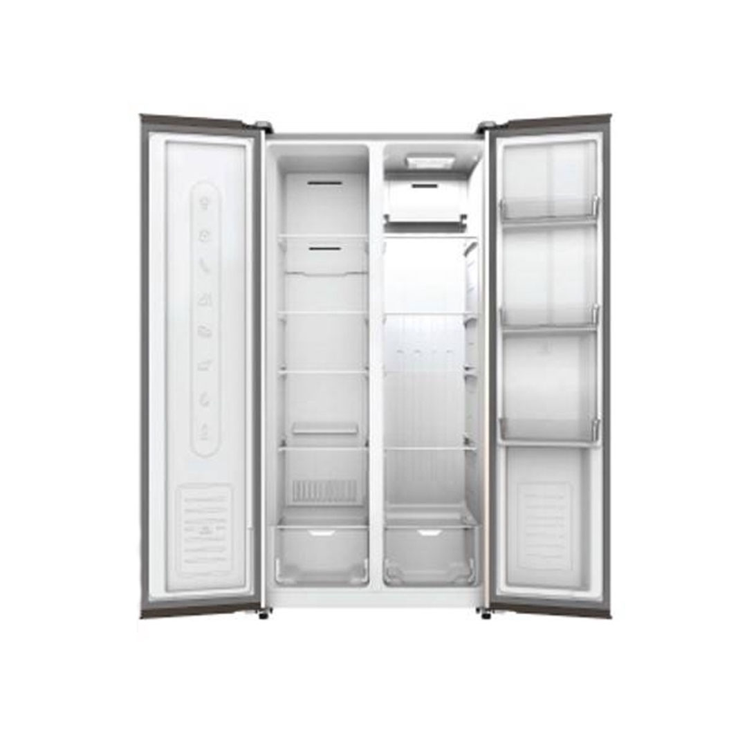 FABER 550L Side By Side Doors Inverter Refrigerator FRIGOR SBS-550BK | Climate Class : T | Inverter | Digital Panel | Recessed Handle | Refrigerator with 1 Year General & 5 Years Motor Warranty