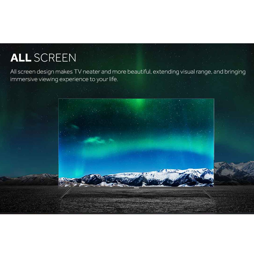 HAIER 43" FHD Android TV H43K66FG PLUS | 4K UHD Resolution | Built in Chromecast | YouTube | Netflix |  Google Playstore | Android TV with 2 Year Warranty