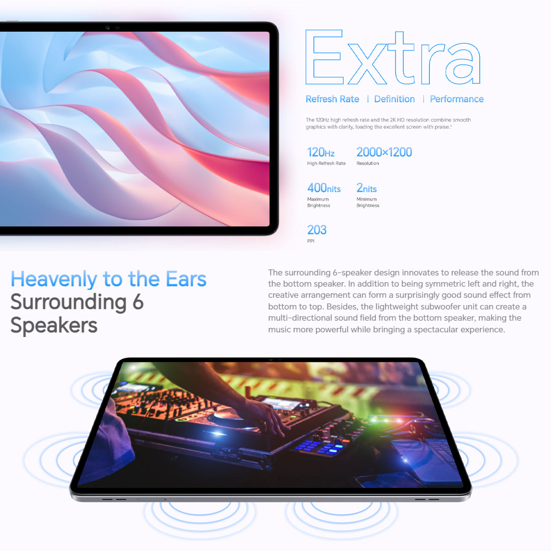 HONOR Pad X9 | 4GB+128GB | 11.5” Eye-Comfort Display | Qualcomm 6nm Snapdragon® 685 | Thin & Lightweight Body | 7250mAh Large battery | Tablet with 1 Year Warranty