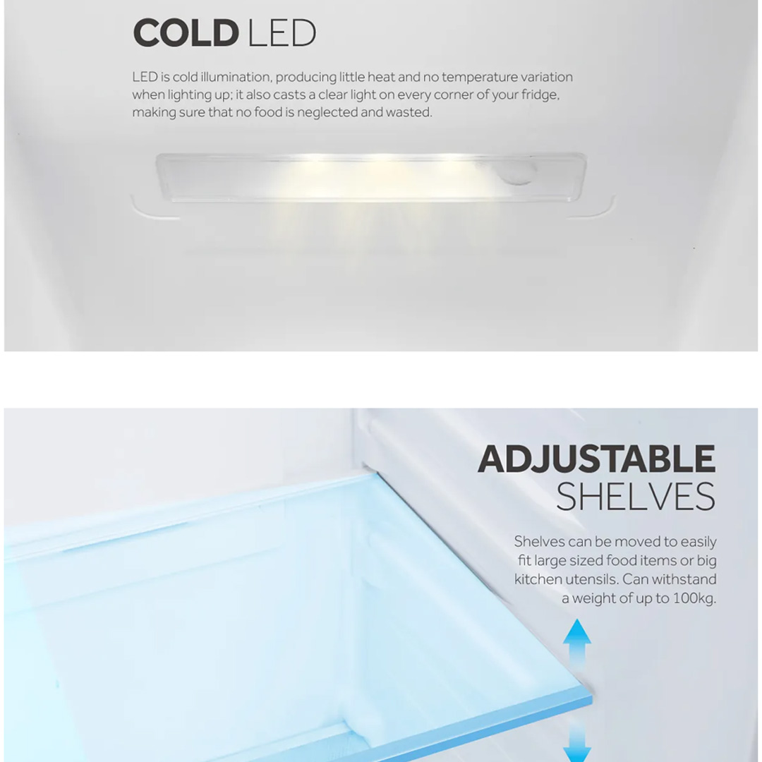 HAIER 258L 2 Doors Top Mount Refrigerator HRF-IV258H | Big Capacity | Elegant Black Design | Deo Fresh | Refrigerator with 2 Years Warranty