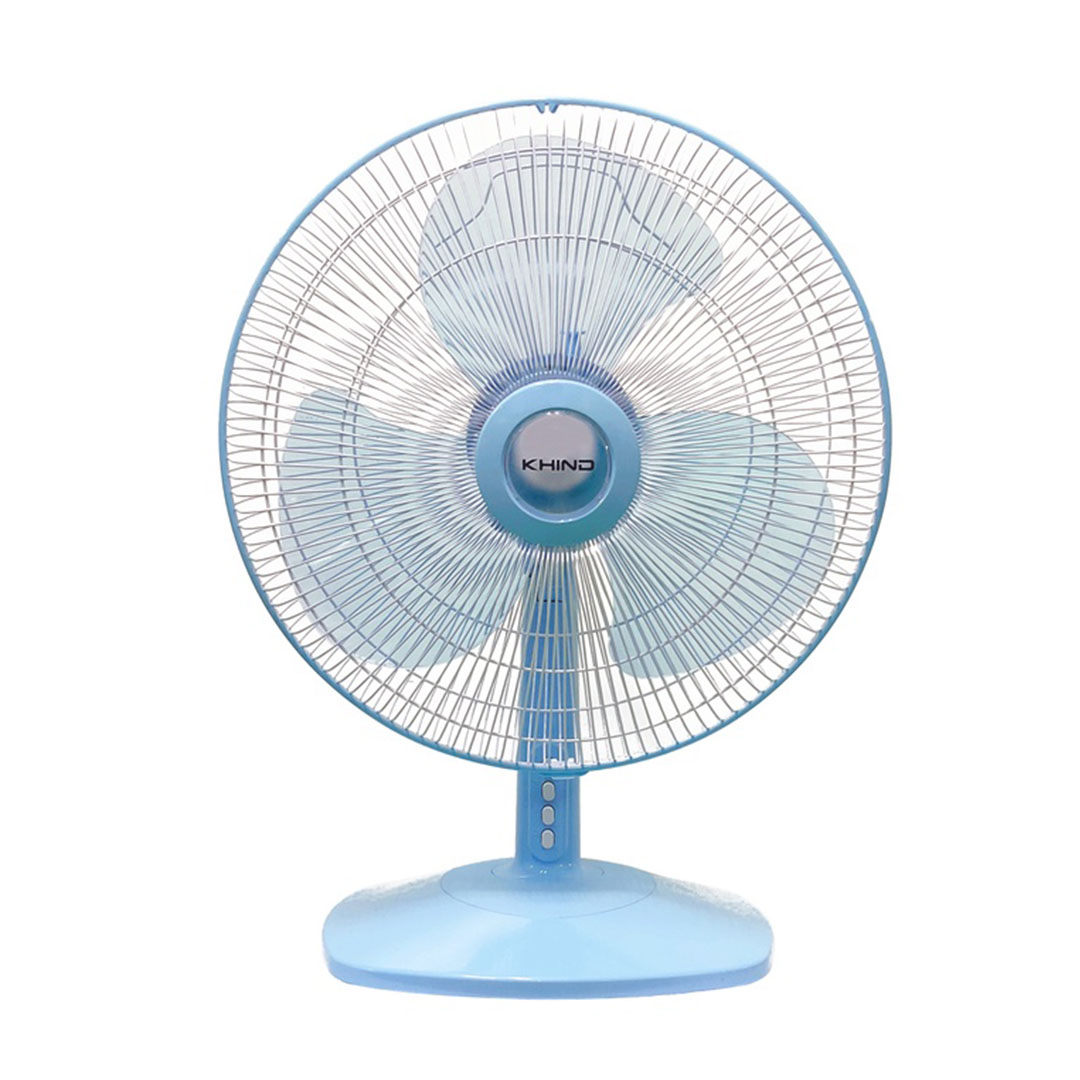 KHIND 16" Table Fan TF1660TH | Strong Air Delivery | 3 Speed Selection | Built-in Safety Thermal Fuse | Reinforced Safety Fan Guard | Table Fan with 1 Year General Warranty & 3 Years Motor Warranty