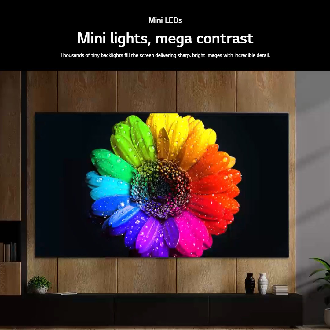 LG 86" QNED 8K MiniLED TV with AI ThinQ 86QNED99SQB | Wide Colour Gamut | HDR10 | webOS 22 | HDMI | USB | Smart TV with 2 Year Warranty