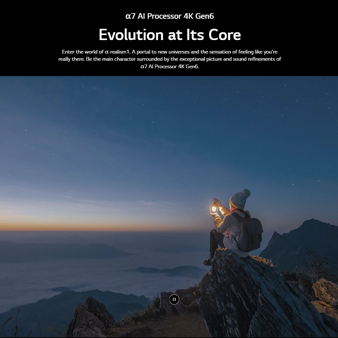 LG 65" 4K UHD Smart TV with AI ThinQ OLED65A3PSA | AI Super Upscaling 4K | AI Picture Pro | α9 AI Processor 4K Gen6 | Bluetooth | Dolby Vision | Ultra Slim Design | Smart TV with 2 Year Warranty