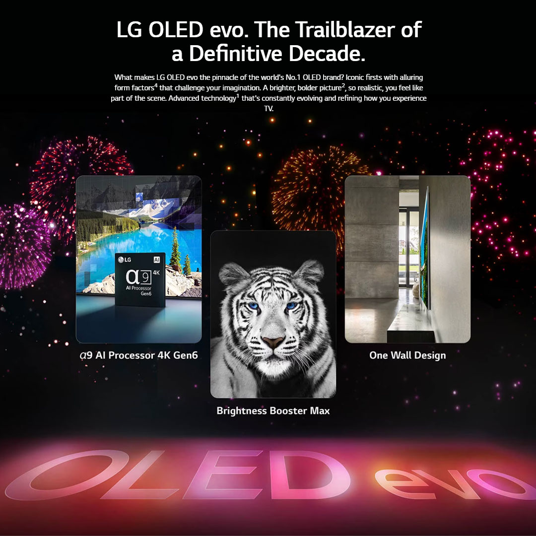 LG 65" 4K UHD Smart TV with AI ThinQ OLED65G3PSA | 4K OLED | webOS 23 | Bluetooth 5.0 | AI Picture Pro | Dolby Vision | Sound Mode Share | Smart TV with 2 Year Warranty