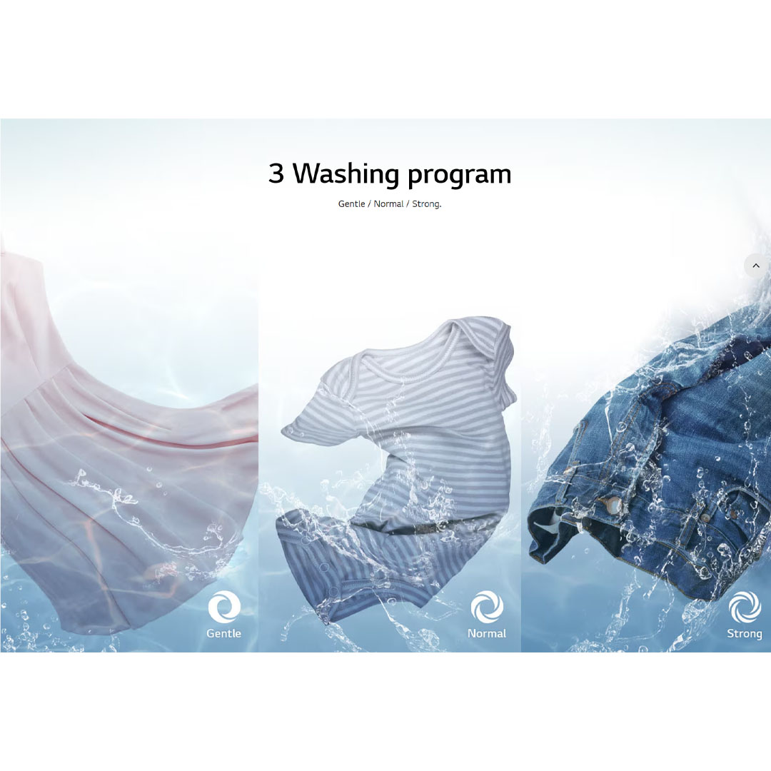 LG 9KG Semi-Auto Twin Tub with Roller Jet Pulsator Washing Machine WP-900G | Punch +3 | Wind Jet Spray | 3 Wash Program | Washing Machine with 1 Year Warranty