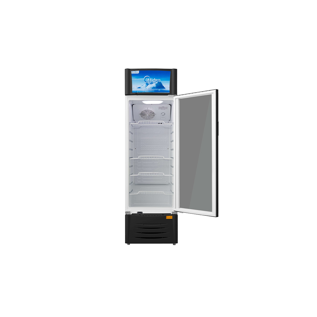 Midea 211L Showcase MDRZ302FGG30 | Recessed Handle | Multi-Layer Shelf | Temperature Knob | 1 Year Warranty