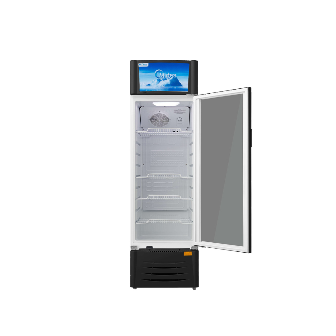 Midea 310L Showcase  MDRZ432FGG30 | Recessed Handle | Multi-Layer Shelf | Temperature Knob | 1 Year Warranty