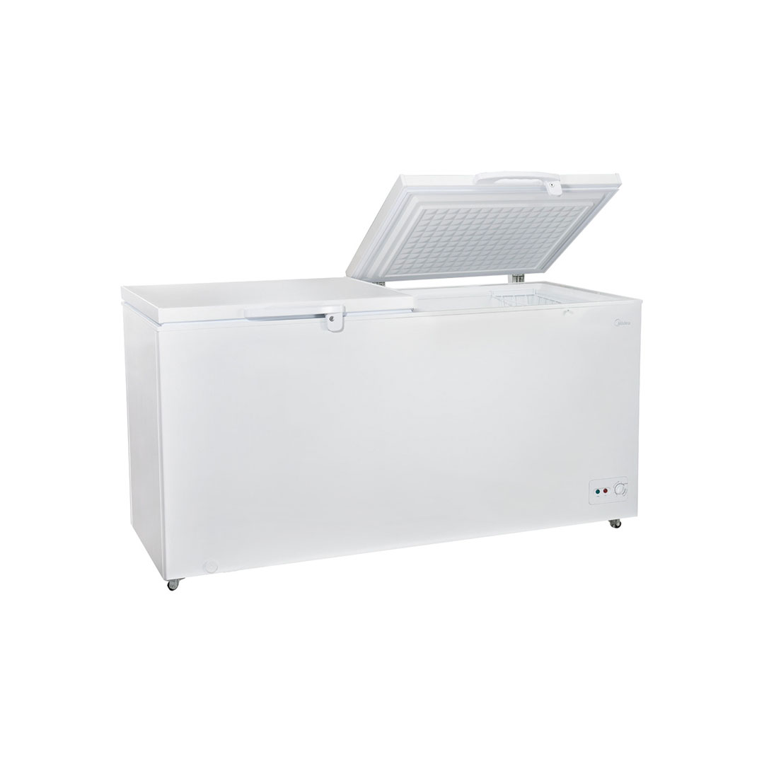 Midea 860L Chest Freezer WD-860WR | Removable Gasket | Rollers for Easy Movement | Silent Hinges | Fast Freezing : Reduces Freezing Time by up to 50% | Locks in Freshness | Environmentally Friendly | Freezer with 1 Year Warranty