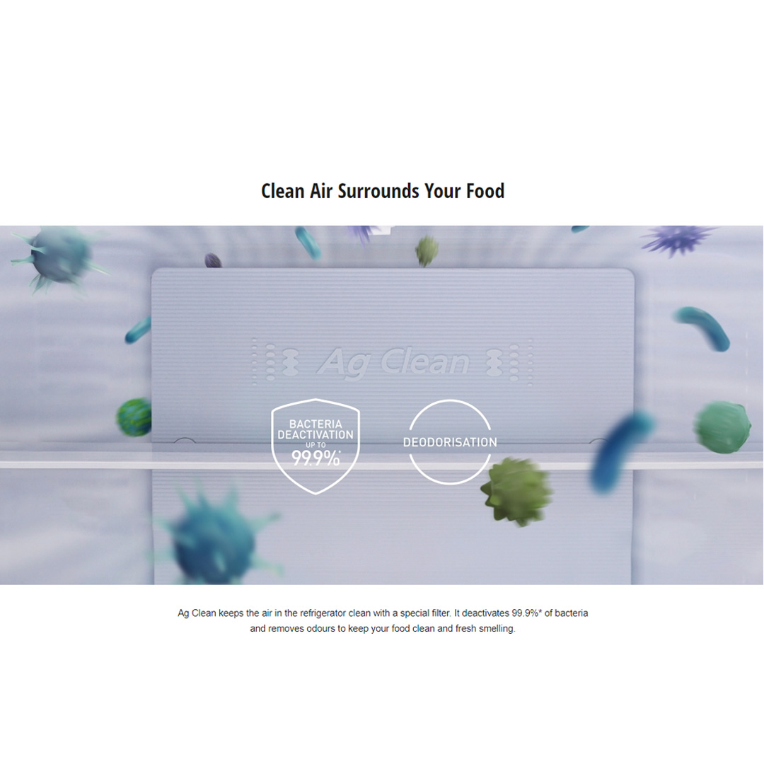 Panasonic 262L 2 Doors Top Mount Inverter Refrigerator with AI ECONAVI NR-TV261APSM | Hygienic Storage with Blue Ag | Clean Air Surrounds Your Food | Cost Saving with Optimum Cooling According to Your Lifestyle | Refrigerator with 1 Year Warranty