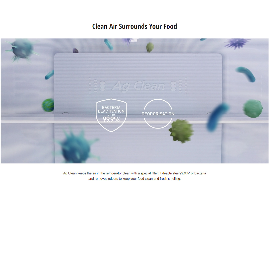 Panasonic 450L 2 Doors Top Mount Inverter Refrigerator with AI ECONAVI NR-TX461CPKM | Hygienic Storage With Blue Ag | Clean Air Surrounds Your Food | Enjoy The Extra-Cold Delight | Freshness Storage With Wide Opening | Refrigerator With 1 Year Warranty