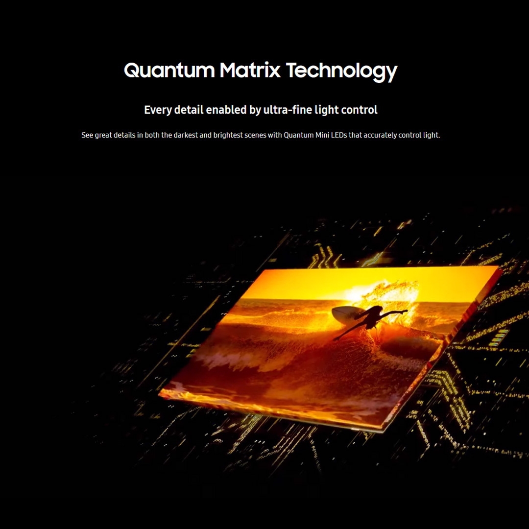 SAMSUNG 75" 4K UHD Smart NEO QLED TV QA75QN85CAKXXM | Tizen™ Smart TV | Dolby Atmos | Smart Hub | SmartThings | HDR | HDMI | Smart TV with 2 Year Warranty