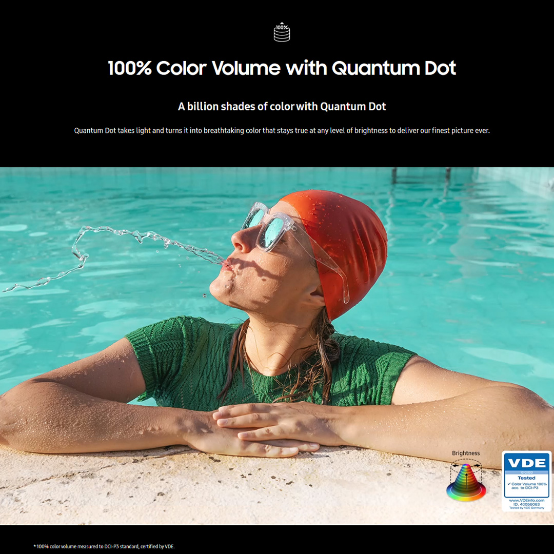 SAMSUNG 85" 4K UHD Smart QLED TV QA85Q60CAKXXM | Quantum HDR | AirSlim | Smart Hub | WiFi Direct | Smart TV with 2 Year Warranty