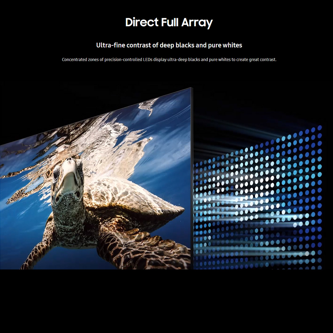 SAMSUNG 85" 4K UHD Smart QLED TV QA85Q80CAKXXM | Tizen™ Smart TV | Dolby Atmos | Smart Hub | SmartThings | HDR | HDMI | Smart TV with 2 Year Warranty