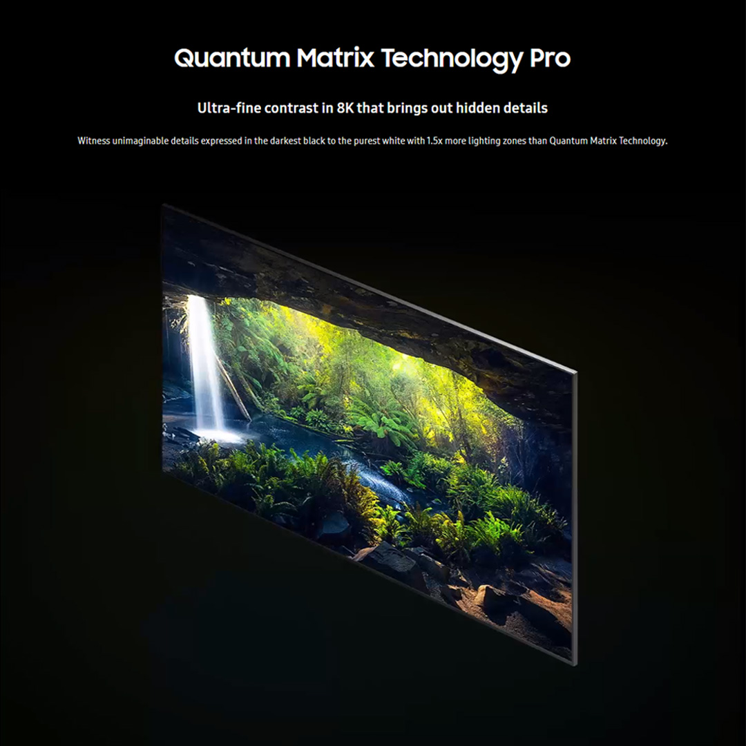 SAMSUNG 85" 8K UHD Smart QLED TV QA85QN800CKXXM | Anti Reflection | Dolby Atmos | Smart Hub | SmartThings | HDR | HDMI | Smart TV with 2 Year Warranty