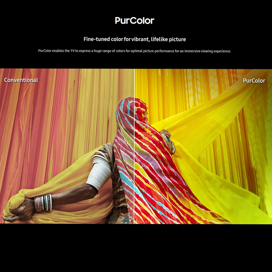 SAMSUNG 58" 4K UHD Smart TV UA58CU7000KXXM | Smart Hub | SmartThings | PurColor | Web Browser | HDMI | USB | Smart TV with 2 Year Warranty