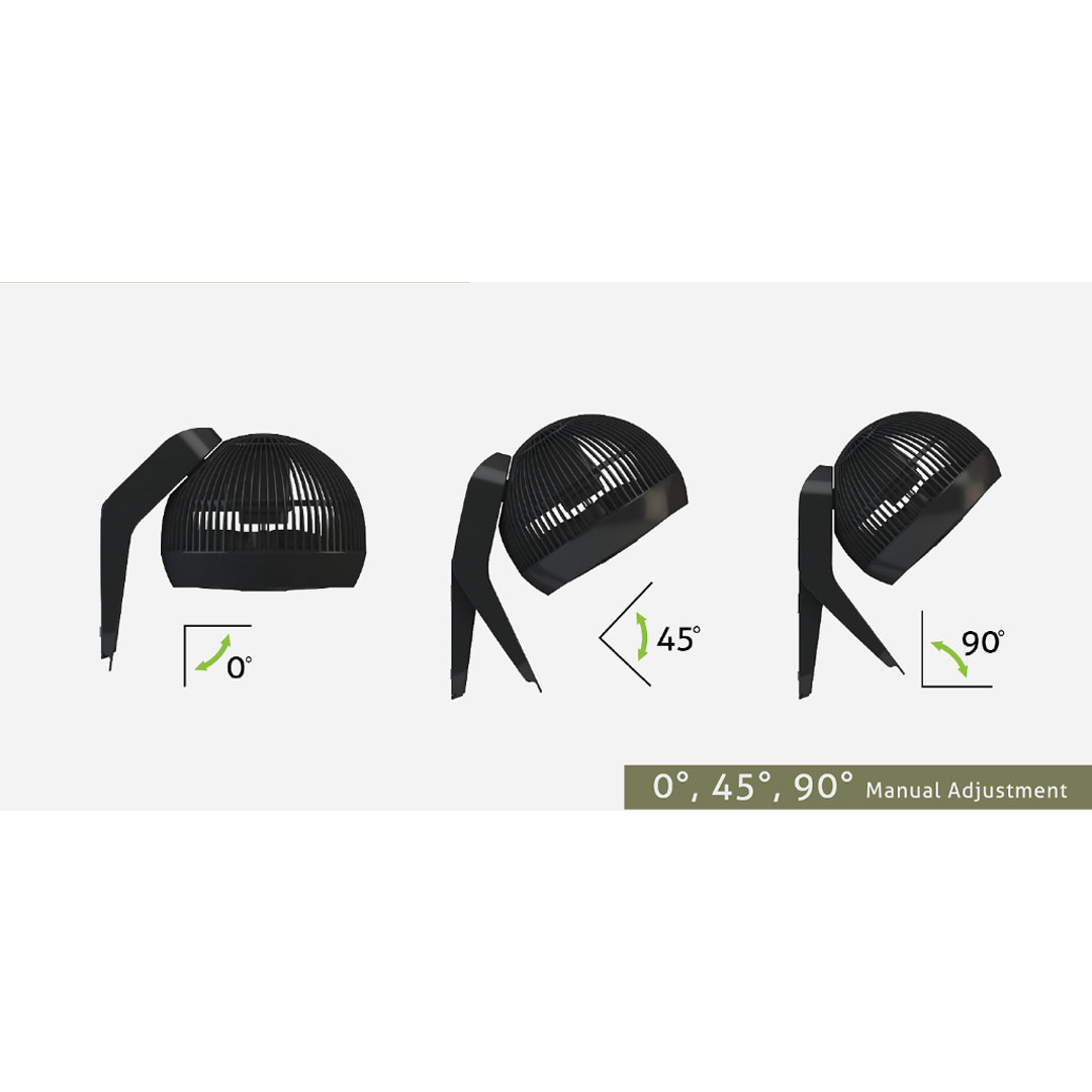 ALPHA 8" Wall Fan MOTTO WALL FAN 360 | Up & Down Manual Swing | 3 Fan Speed | 3 Blades | 360 Oscillation | Remote Comtrol | Touch Panel | 3 Mode Settings | Wall Fan with 1 Year Warranty