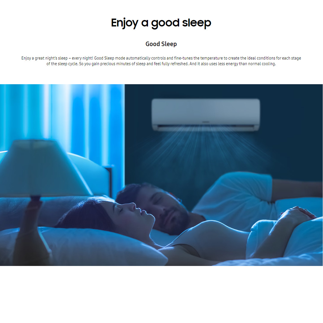 SAMSUNG 2.5HP R32 S-Essential Non-Inverter Wall Mount Air Conditioner AR24TGHQABUNME/AR24TGHQABUXME | S-Essential | HD Filter | Fast Cooling | DuraFin+ | Energy Saving | Auto Swing | Air Conditioner with 1 Year Warranty