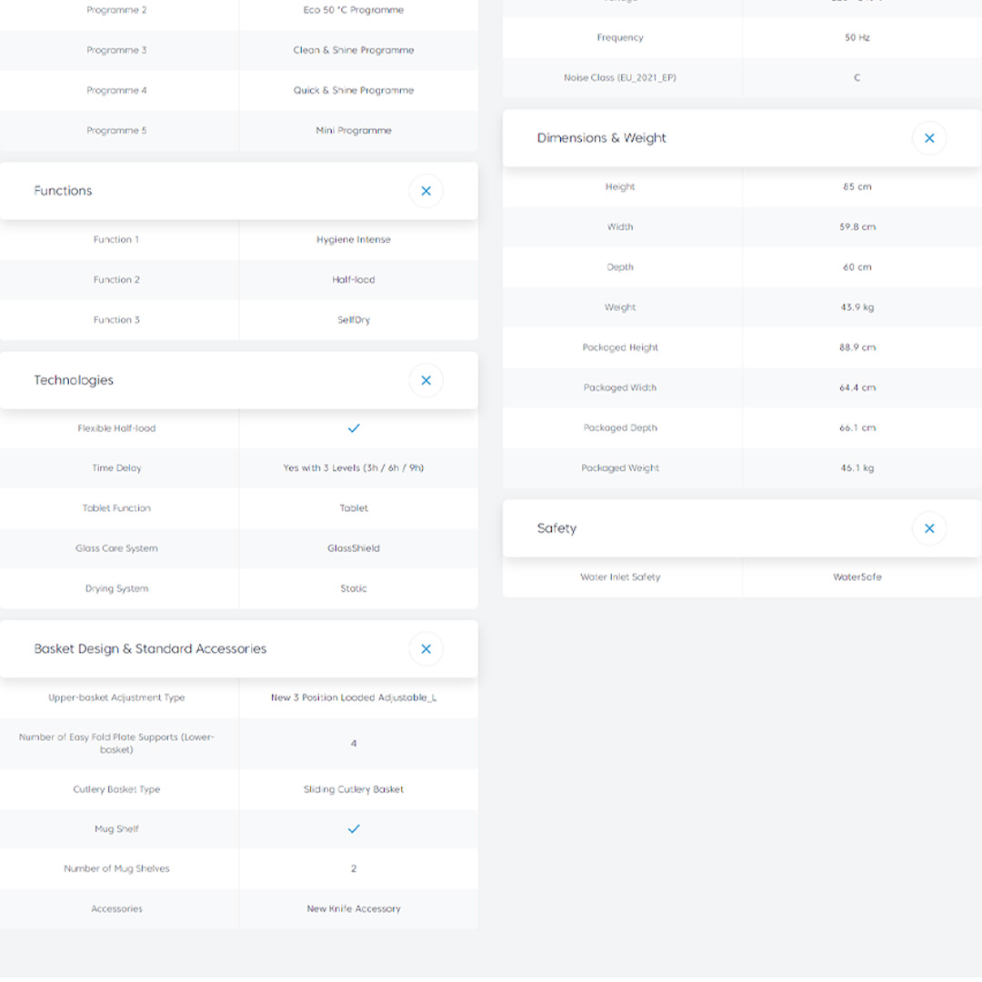 Beko 14 Place Setting Free Standing Dishwasher BDFN15430X | LED Display | Flexible Half-Load | Self Dry | Water Safe | Freestanding | Dishwasher with 2 Year Warranty