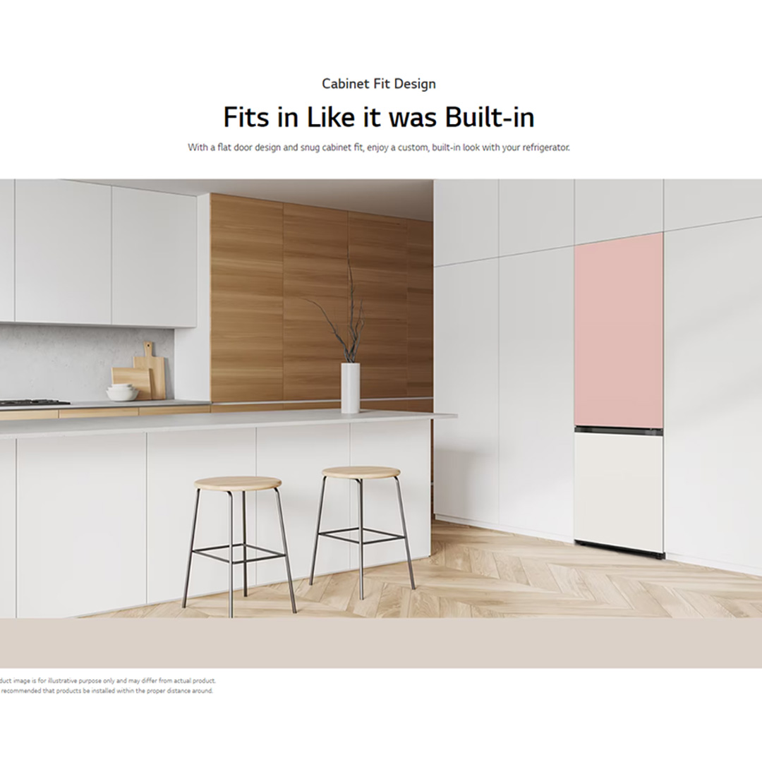 LG 341L 2 Doors Bottom Mount Smart Inverter Refrigerator GC-B459QG9D | Linear Cooling+™ | Door Cooling+™ | Metal Fresh™ | Refrigerator with 1 Year Warranty