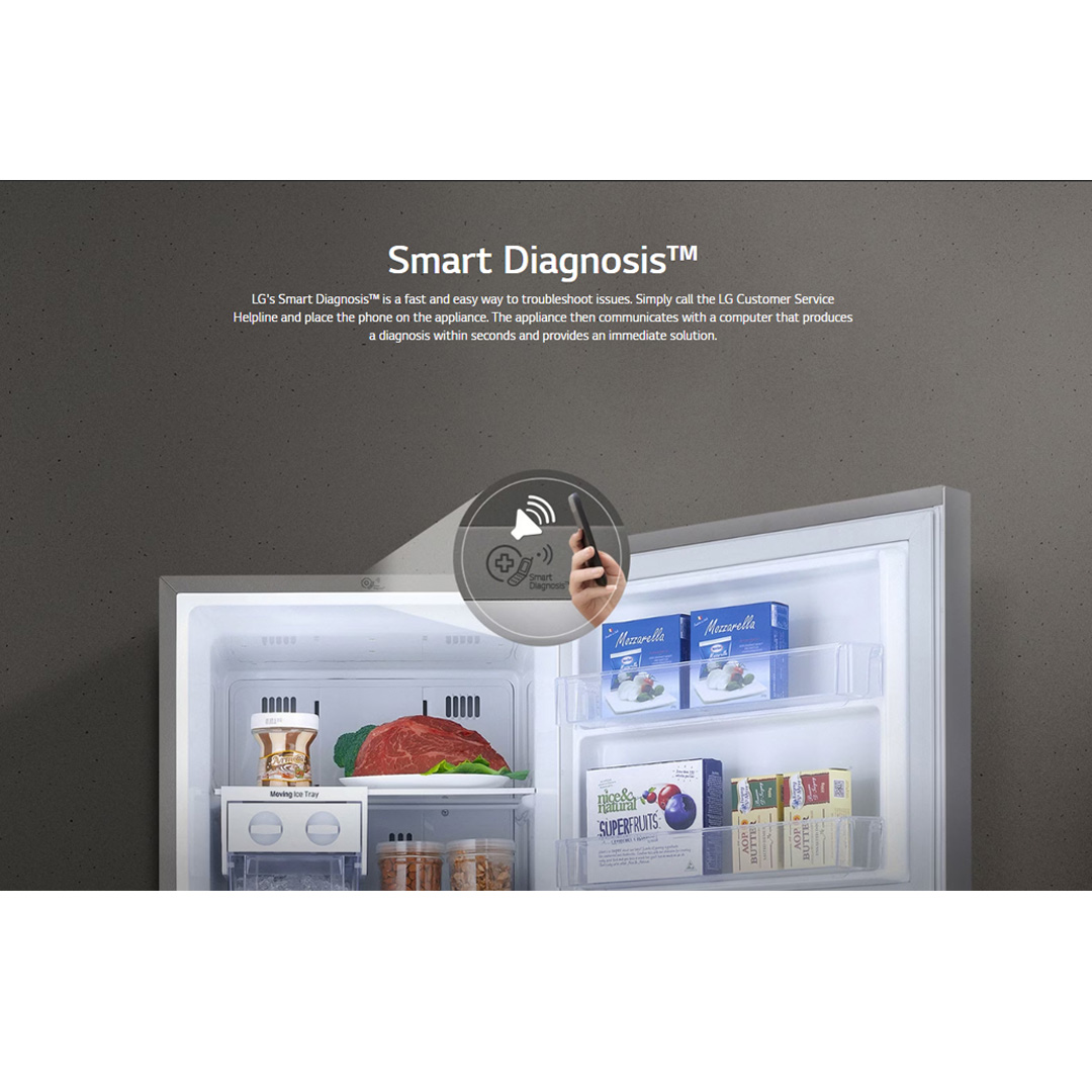 LG 420L 2 Doors Bottom Mount Smart Inverter Refrigerator GC-B529NQCM | FRESHBalancer™ | Multi Air Flow | Moist Balance Crisper | Refrigerator with 1 Year Warranty