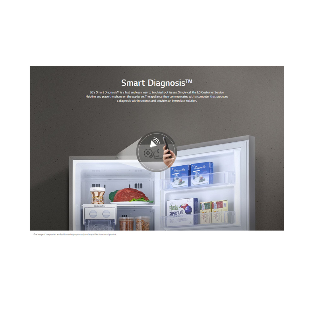 LG 423L 2 Doors Top Mount Smart Inverter Refrigerator GN-B392PXBK | Hygiene Fresh+™ | Fresh 0 Zone | Smart Diagnosis™ | Refrigerator with 1 Year Warranty