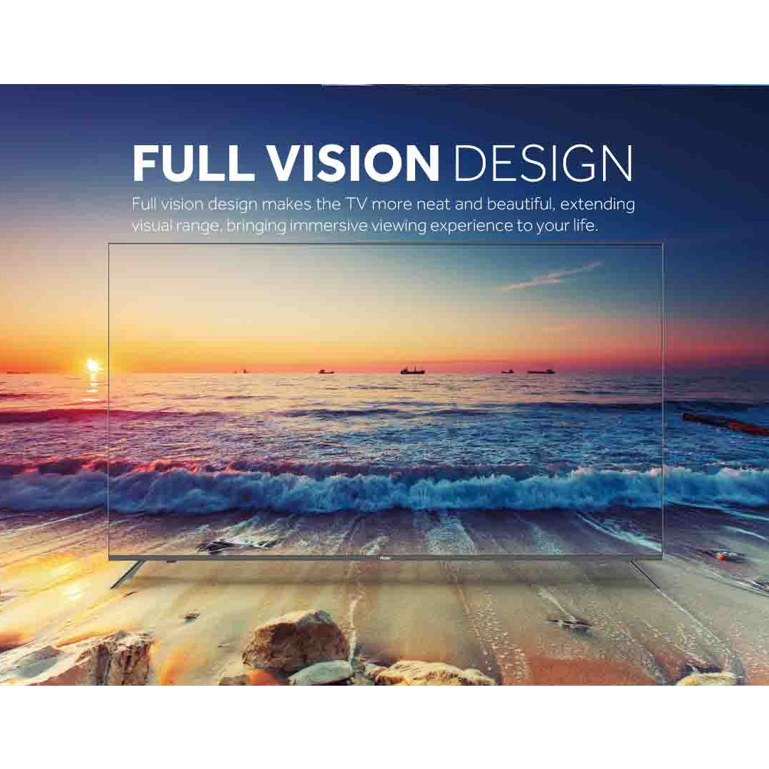 HAIER 75" 4K UHD Android LED TV H75S5UG PLUS | Youtube | Netflix | 4K UHD Resolution | Built in Chromecast | Mobile Remote Control |  Android LED TV with 2 Year Warranty