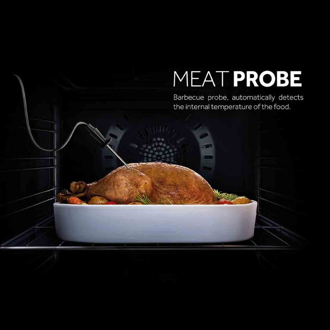 HAIER 80L Built-In Oven HO-HT16S5 | Automatic Recipe Function | Multi Step Setting | Steam Clean | Oven with 2 Year Warranty