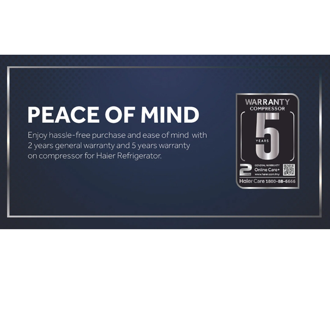 HAIER 48L Minibar HR-60H | Low Energy Consumption | LED Lighting | Direct Cooling | Minibar with 2 Year Warranty