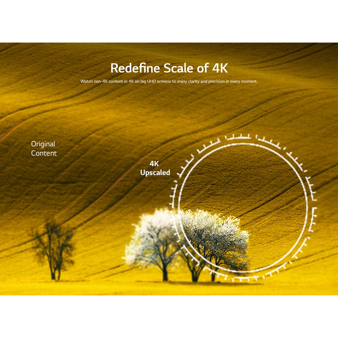 LG 70" 4K Smart TV with AI ThinQ 70UR7550PSC | AI Sound | Wi-Fi | Filmmaker Mode | Netflix | Smart TV with 2 Year Warranty