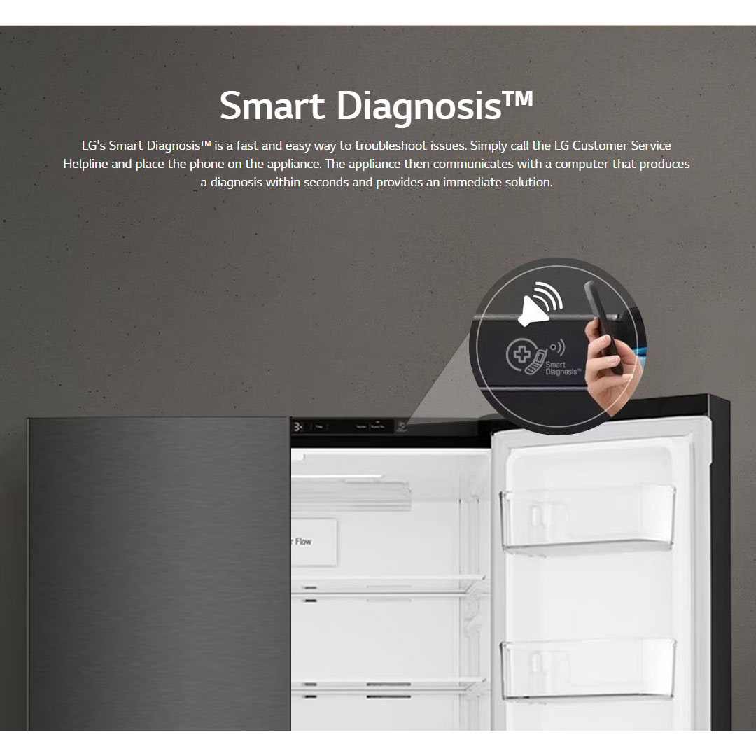 LG 530L Multi Doors Smart Inverter Refrigerator GC-B22FTQVB | LINEAR Cooling™ | Soft LED Panel Lighting | Fresh Zone | Refrigerator with 1 Year Warranty