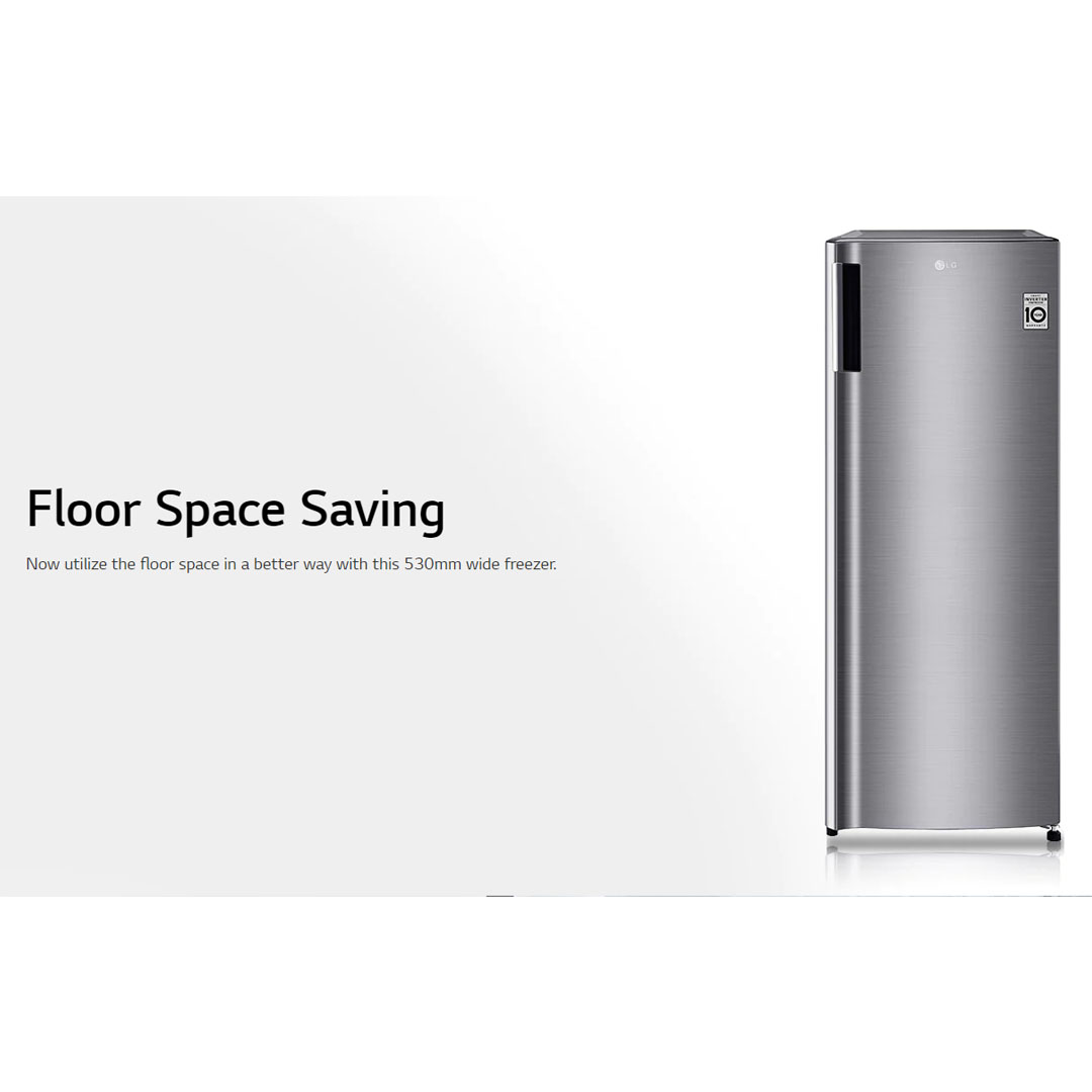 LG 171L 1 Door Smart Inverter Refrigerator GN-304SLBT | 6 Freezer Shelves | 4 Door Baskets | Sleek Design | Refrigerator with 1 Year Warranty