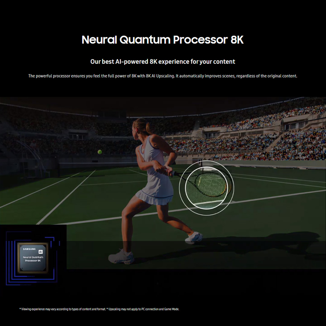 SAMSUNG 75" 8K UHD Smart QLED TV QA75QN900CKXXM | Infinity Screen | Dolby Atmos | Smart Hub | SmartThings | HDR | HDMI | Smart TV with 2 Year Warranty