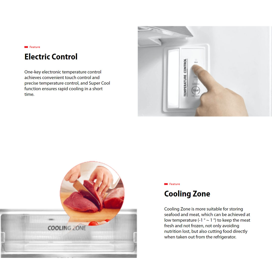 TOSHIBA 530L 2 Door Top Mount AirFALL Cooling Origin Inverter Refrigerator GR-RT624WE-PGY(22) | Electric Control | Pure Bio | Humidity Control | Cooling Zone | Cool Air Wrap | Quick Freezing Mode | Refrigerator with 1 Year General & 12 Year Motor Warranty