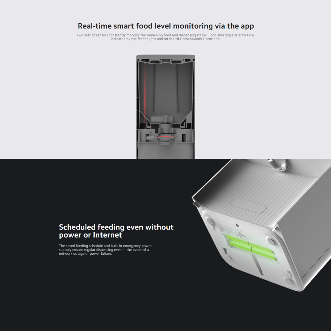Xiaomi 3.6L Smart Pet Food Feeder XWPF01MG | Safety Lock | Dispensing Times | Automatic Feeding | Food Feeder with 1 Year Warranty