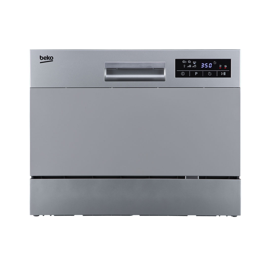Beko 6 Place Settings Table Top ProSmart Inverter Dishwasher DTC36610S | WaterSafe | Energy Efficiency Class A+ | QuickWash | Dish Washer with 2 Year Warranty