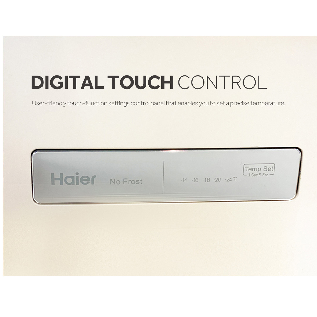 HAIER 168L Upright Freezer BD-168WL | Intelligent IC Control | Digital Touch Control | High Efficiency Compressor | Refrigerator With 2 Years Warranty