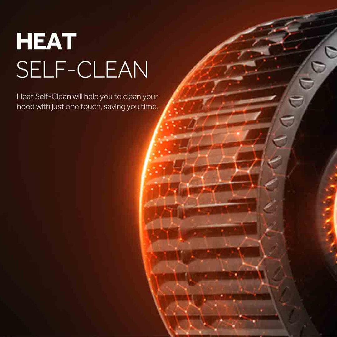 HAIER 1800m3/h Ventilation Hood HH-S901GS | Heat Self Cleaning | Gesture Control | Delay Off Function | Hood with 3 Years Warranty