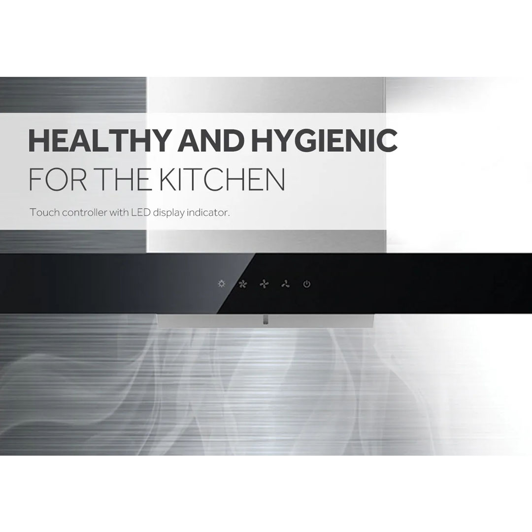 HAIER 1600m3/h Ventilation Hood IT9002 | Stylish Appearance | Instant & Strong Suction | Healthy and Hygienic | Hoods with 3 Year Warranty