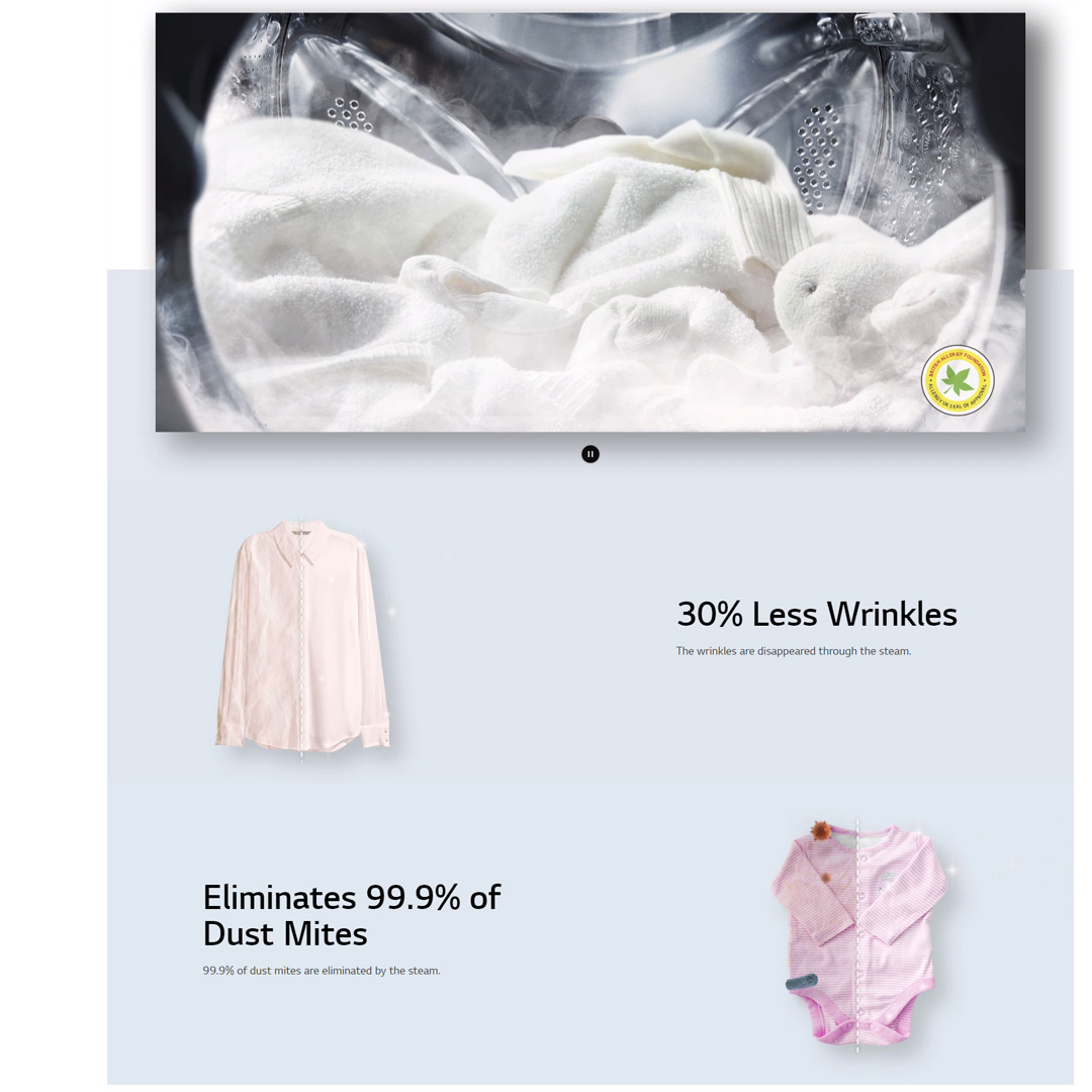 LG 11KG/7KG Front Load Washer Dryer with AI Direct Drive and Steam+ FV1411H3BA  | Turbowash 360° | Wi-Fi | Easy Care | Eco Hybrid | Tub Clean  | Speed Wash | Allergy Care | Turbo Dry | Washing Machine with 1 Year Warranty