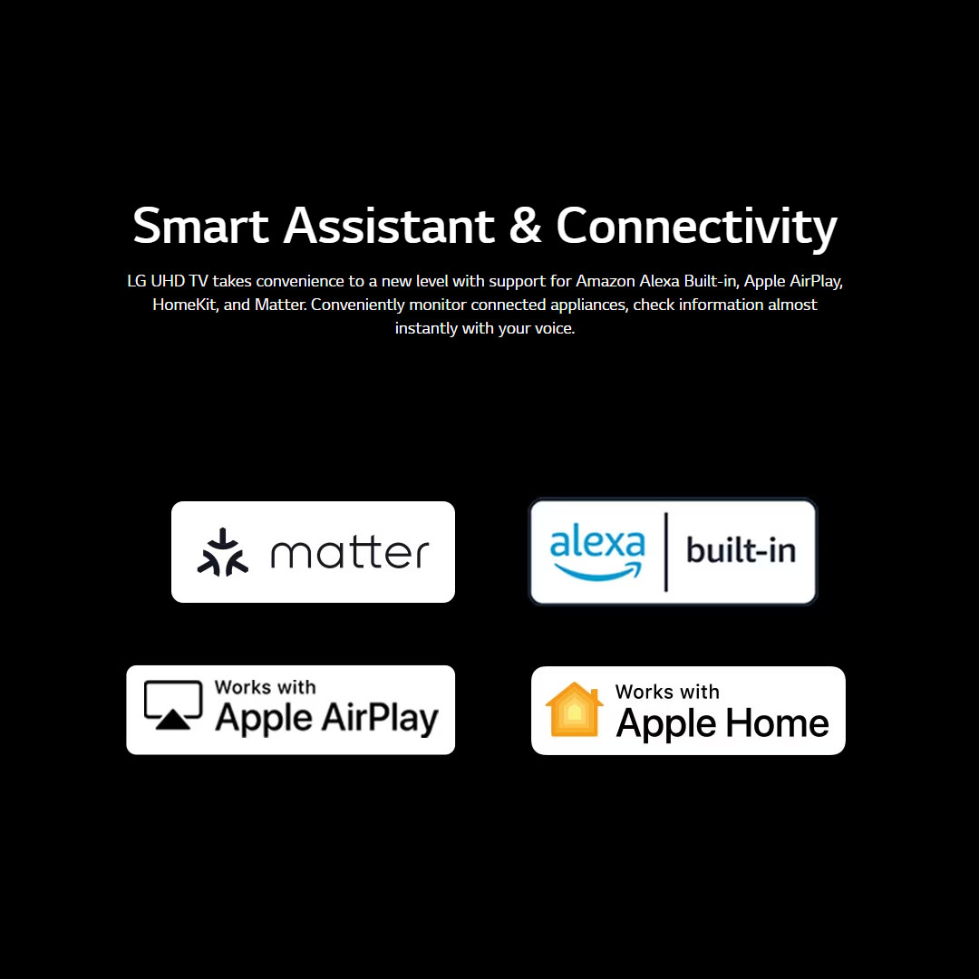 LG 50" 4K UHD Smart TV with AI ThinQ 50UR8150PSB | AI Sound | Wi-Fi | Filmmaker Mode | Netflix | Smart TV with 2 Year Warranty