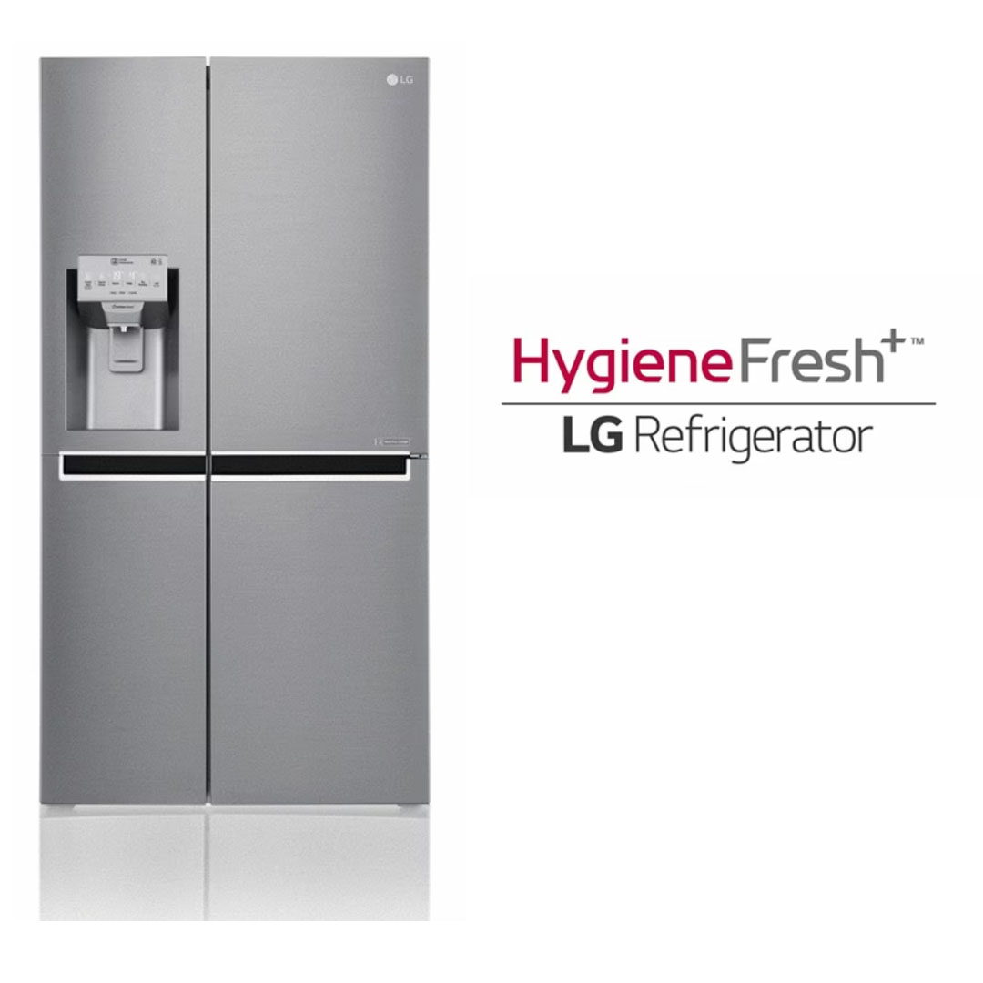 LG 674L Side by side with InstaView & Door-in-Door Smart Inverter Refrigerator GC-X257CSES | Hygiene Fresh+™ | DoorCooling+ | ThinQ | Refrigerator with 1 Year Warranty