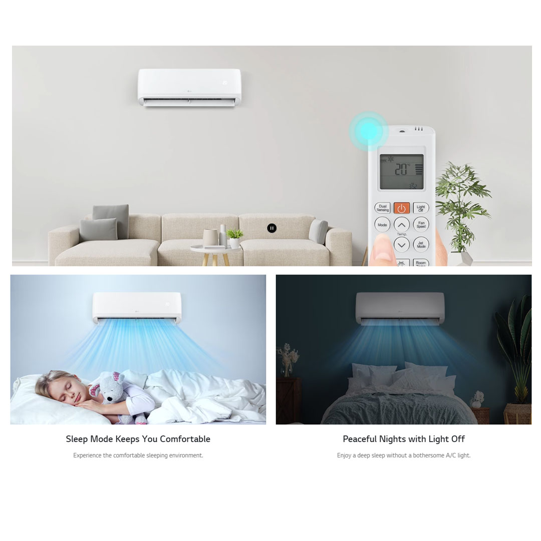 LG 2HP R32 Dual Inverter Wall Mount Air Conditioner S3UC18HZCAA / S3NC18HZCAA | Dual Sensing | Fast Cooling | Auto Swing | Air Conditioner with 2 Year Warranty