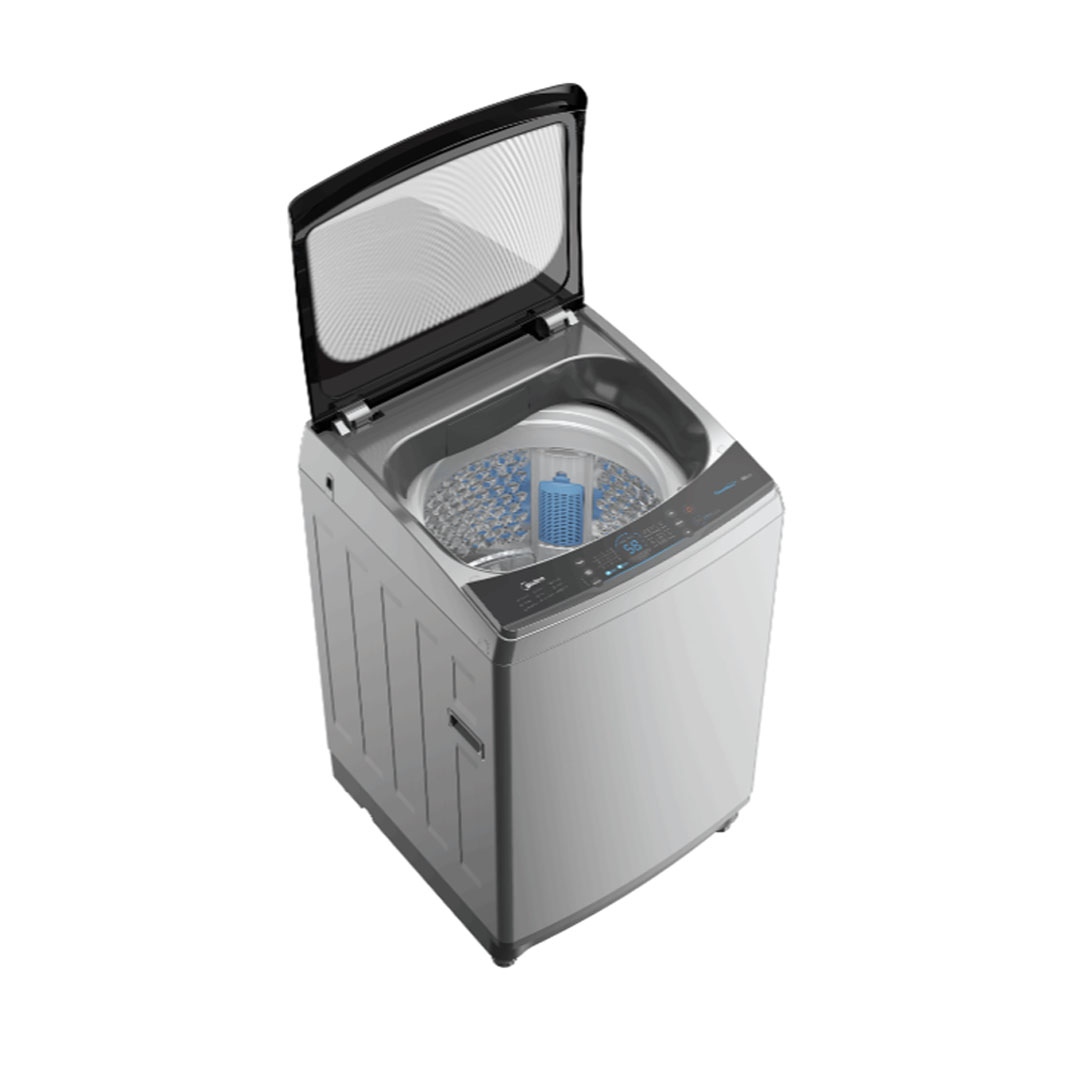Midea 9.5KG Top Load Washing Machine MA200W95 | AirFresh | Soft Close Lid | Auto Stop | One-Touch Smart Wash | Child Lock |  Auto Clean | Hygiene+ | Deep Clean | Turbo | Lunar Dial | Washing Machine with 2 Year Warranty
