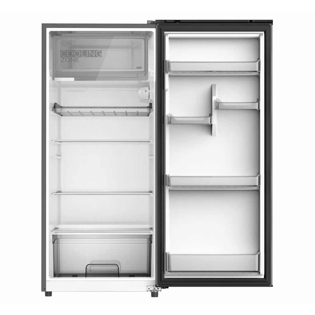 Midea 196L Single Door Refrigerator MDRD268FGD28-MY | Larger Storage Compartment | Easy to Defrost without Oddor | Plastic Tray | Handle Cap | Temperature Control Position | Handle Cap | Freezer Compartment | Refrigerator with 1 Year Warranty