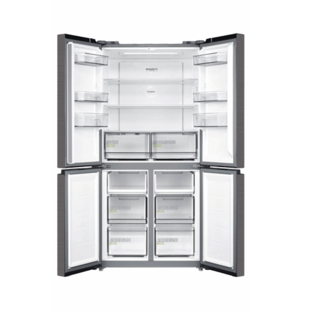 Midea 519L Multi Doors Inverter Refrigerator MDRF632FGF28 | Inverter Compressor | Multi Air Flow System | Platinum Fresh | LED Display Control | Interior LED Light | Refrigerators with 1 Year Warranty