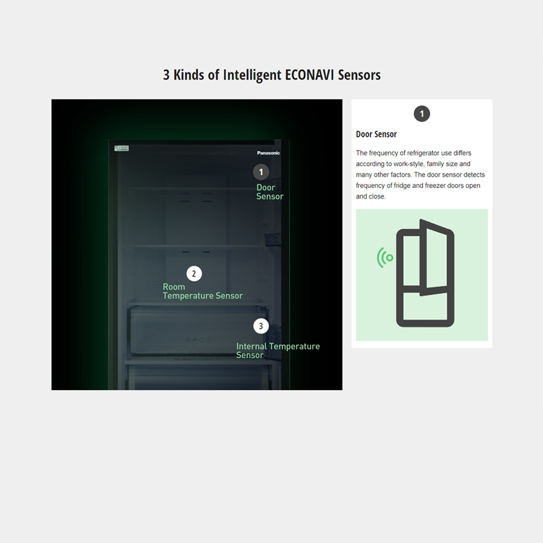 Panasonic 422L 2 Doors Bottom Mount Inverter Refrigerator with AI ECONAVI NR-BX421BPS | Faster Soft Freezing Keeps Food Fresh with Prime Fresh | Cook Healthy Meals Every Day with Prime Fresh | Anti-bacterial Effect | Refrigerator With 1 Year Warranty