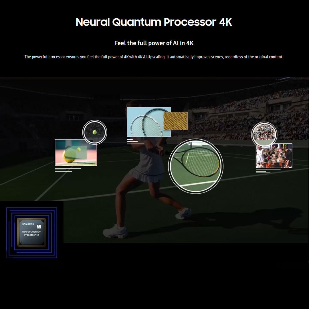 SAMSUNG 65" 4K UHD Smart NEO QLED TV QA65QN95CAKXXM | Dolby Atmos® | Tizen™ Smart TV | Web Browser | SmartThings | App Casting | Smart TV with 2 Year Warranty