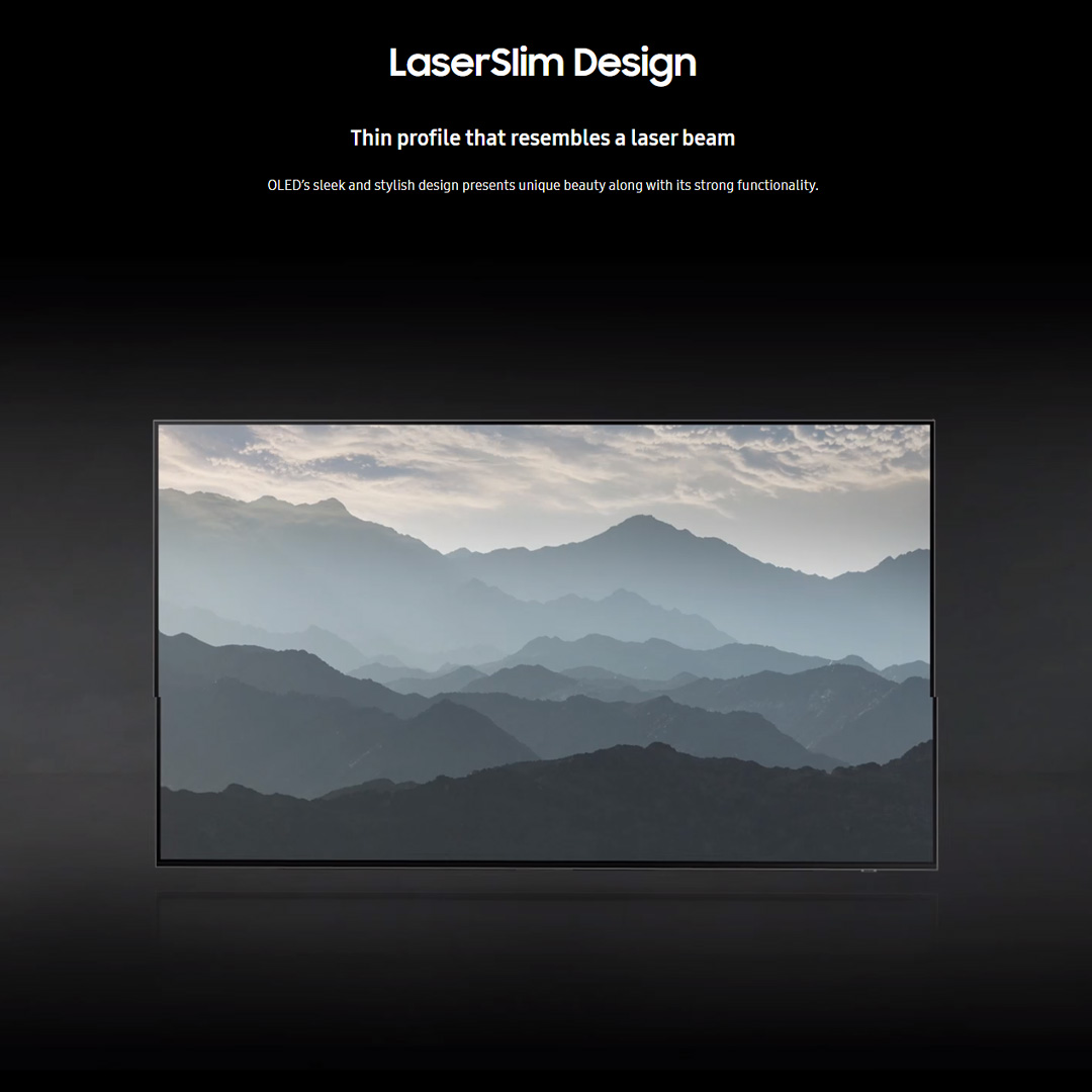 SAMSUNG 65" 4K UHD Smart OLED TV QA65S90CAKXXM | ILaserSlim Design  | Dolby Atmos | Smart Hub | SmartThings | HDR | HDMI | Smart TV with 2 Year Warranty